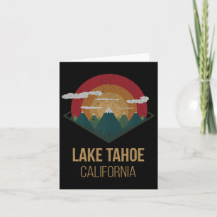 Carte Snowboard Lake Tahoe California Winter Mountain Gi