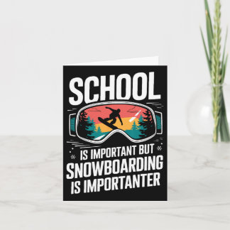 Carte Snowboard Lover Humour Design Amusant Snowboarder