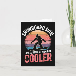 Carte Snowboard Maman Cool Mère Snowboard 1