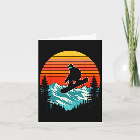Carte Snowboard Retro Snowboard Snowboard Extreme S (Devant)