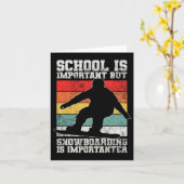 Carte Snowboard Snowboard 2 (Fleur jaune)