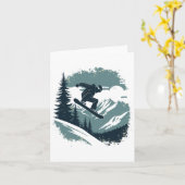 Carte Snowboard Snowboard 2 (Fleur jaune)