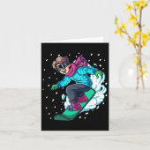 Carte Snowboard Snowboard 5 (Fleur jaune)