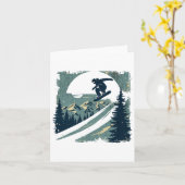 Carte Snowboard Snowboard 8 (Fleur jaune)