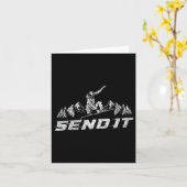 Carte Snowboard Snowboard Envoyer (Fleur jaune)