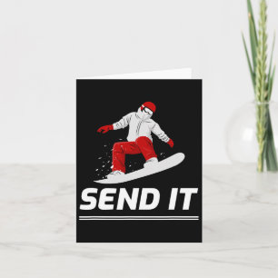 Carte Snowboard Snowboard Envoyer Snowboard Hiver