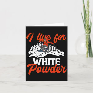 Carte Snowboard Snowboard Équipement Je Vis Pour White P