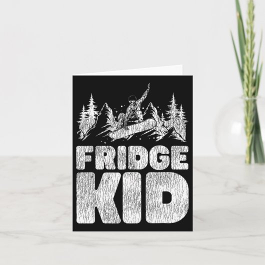 Carte Snowboard Snowboard Frigo Kid (Devant)