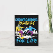 Carte Snowboard Snowboard Mariage Femme Mari Mari Snowb (Devant)