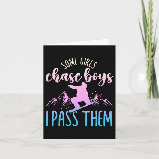 Carte Snowboard Snowboard Quelques Filles Chase Boys I P (Devant)