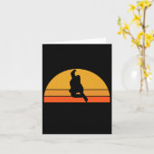 Carte Snowboard Snowboard Snow Snow Winter Sunset R (Fleur jaune)