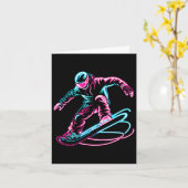 Carte Snowboard Snowboard Snowboard 3 (Fleur jaune)