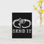 Carte Snowboard Snowboard Vintage Retro Envoyer (Fleur jaune)