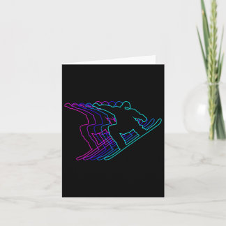 Carte Snowboard Snowboarder Vêtements Cadeaux Pour Garço