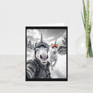 Carte Snowboardeur cool Winter Sport Snowboard Unicorn S