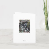 Carte Snowdrops de printemps (Dos)