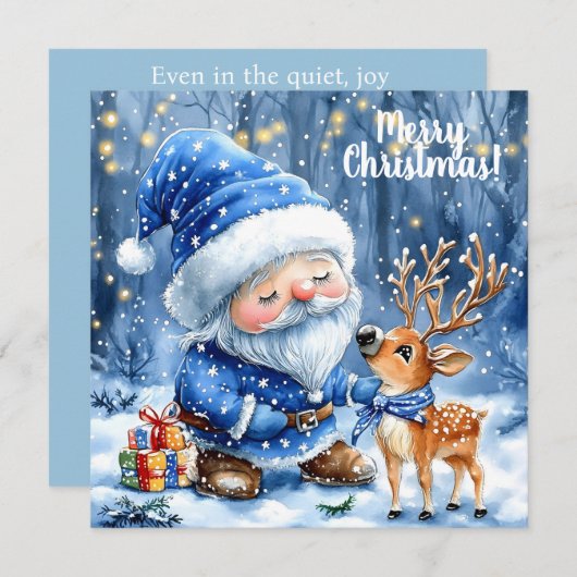 Carte Snowflakes & Kindness (Devant / Derrière)