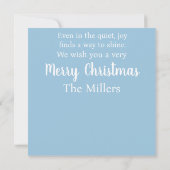 Carte Snowflakes & Kindness (Dos)