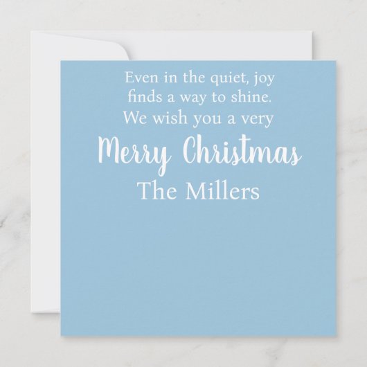 Carte Snowflakes & Kindness (Dos)