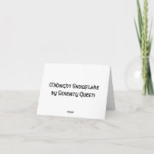 Carte Snowflon de minuit (Dos)