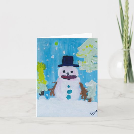 Carte Snowman (Devant)
