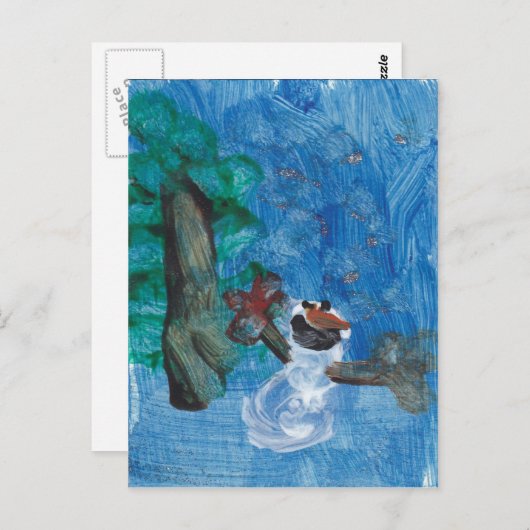 Carte Snowman (Devant / Derrière)