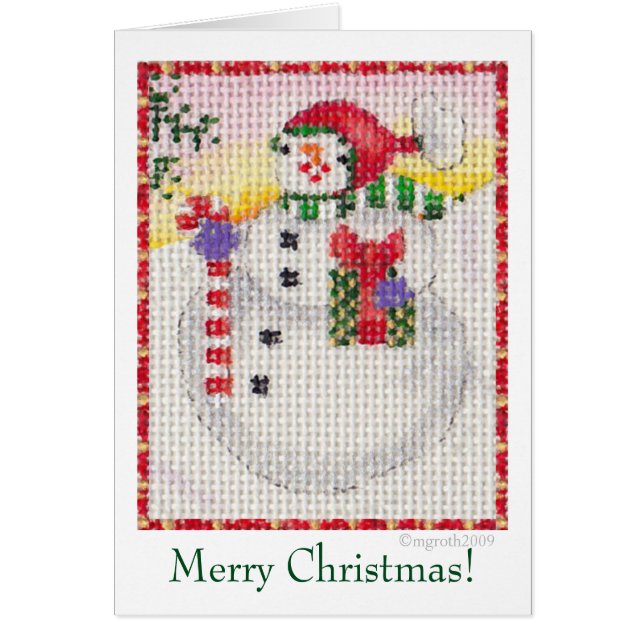 Carte Snowman (Devant)