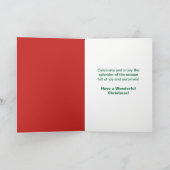 Carte Snowman Christmas Grandson (Intérieur)