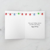 Carte Snowman de Noël en train de serrer un tabby (Intérieur)