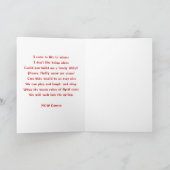 Carte Snowman Dream (Intérieur)