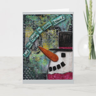 Carte Snowman - Enchantant