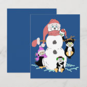 Carte Snowman et Penguin (Devant / Derrière)