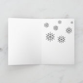 Carte Snowman "MERRY NEW YAR" (Intérieur)