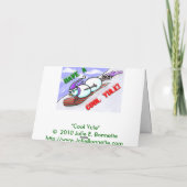 Carte Snowman "Yule Cool" (Dos)