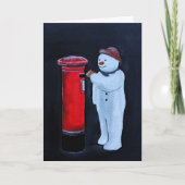 Carte Snowman's Letter to Santa Painting by Alfred Fox (Devant)