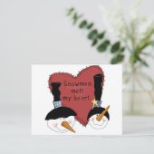 Carte Snowmen Melt My Heart Tshirts et cadeaux (Debout devant)