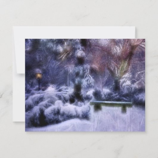 Carte Snowy Forest Winter (Devant)