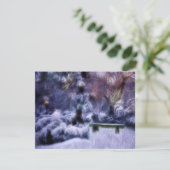 Carte Snowy Forest Winter (Debout devant)