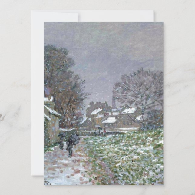 Carte Snowy Path à Argenteuil (Devant)