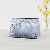 Carte Snowy River Scene All Occasion (Fleur jaune)