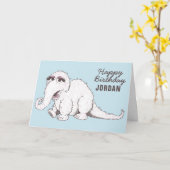 Carte Snuffleupagus| Parfois, les jours me manquent (Fleur jaune)