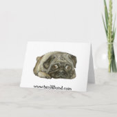 Carte Snug comme carlin (Dos)