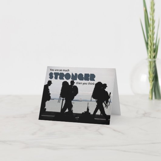 Carte So Much Stronger Army Soldier Boot Camp Cadet (Devant)
