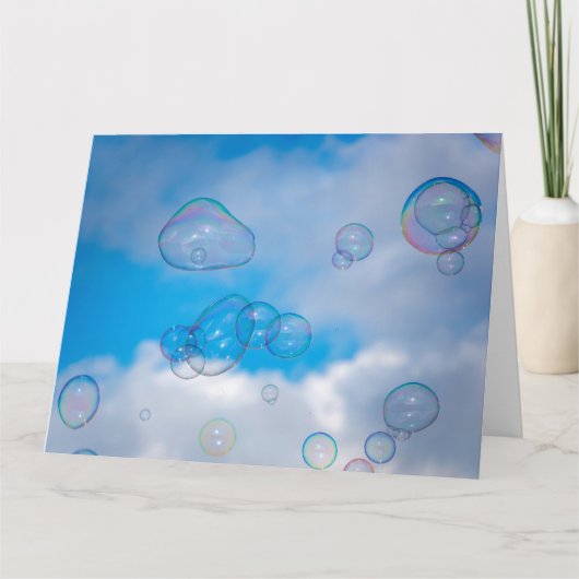 Carte Soap bubbles (Devant)