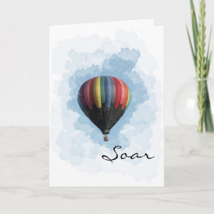 Carte Soar graduation Hot Air