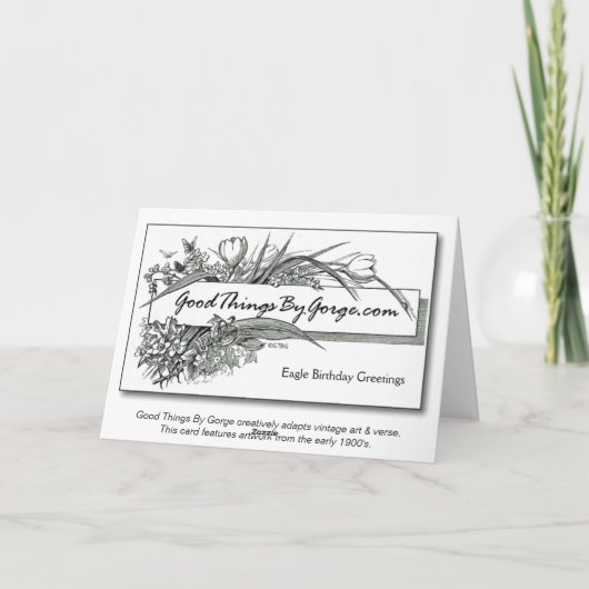 Carte Soar Like à Eagle ! (Dos)