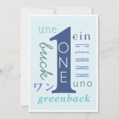 Carte Sobre d'un an (Devant)