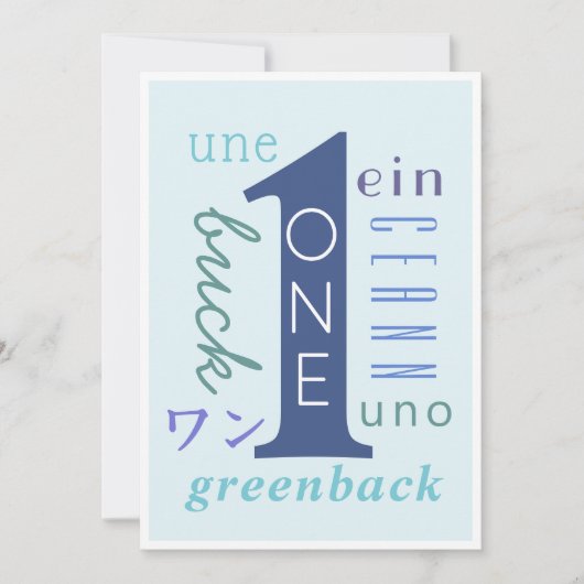 Carte Sobre d'un an (Devant)