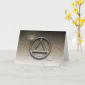 Carte SOBRIETY BALANCE HARMONIE Sober Recovery Card (Fleur jaune)