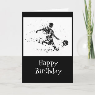 Carte Soccer amusant Chocolat Anniversaire Gâteau Calori